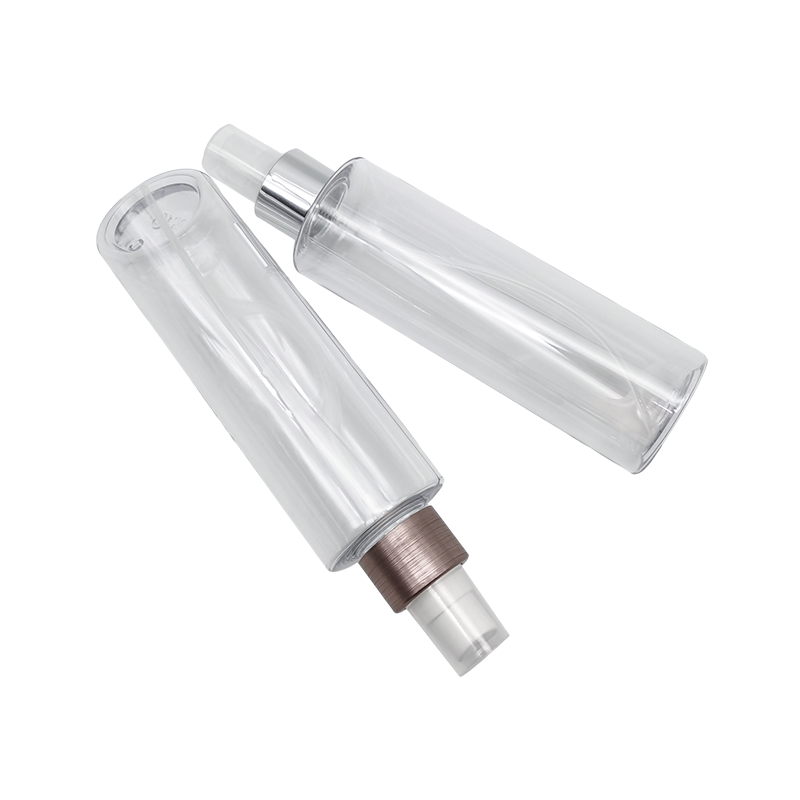 Frasco de spray de ombro plano transparente