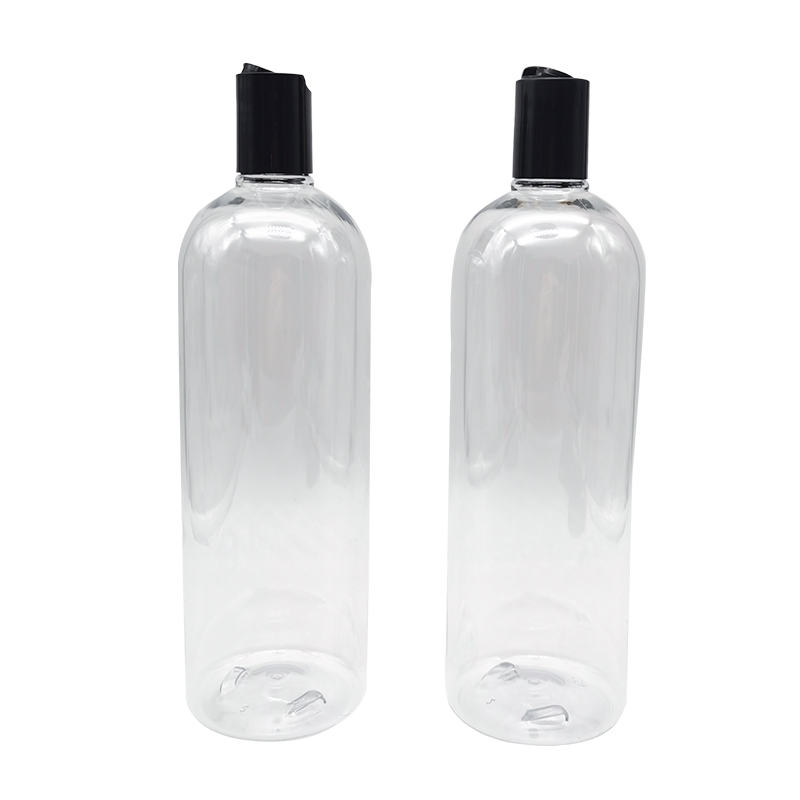 Frasco de gel de banho de shampoo de loção corporal transparente