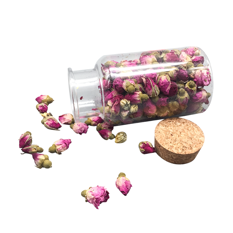 Lata de chá de flores de frutas secas garrafa de bebida de suco
