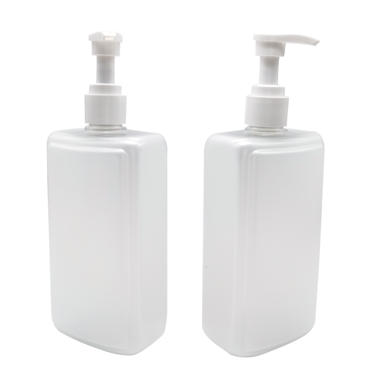 Frasco de loção de gel de banho de xampu quadrado