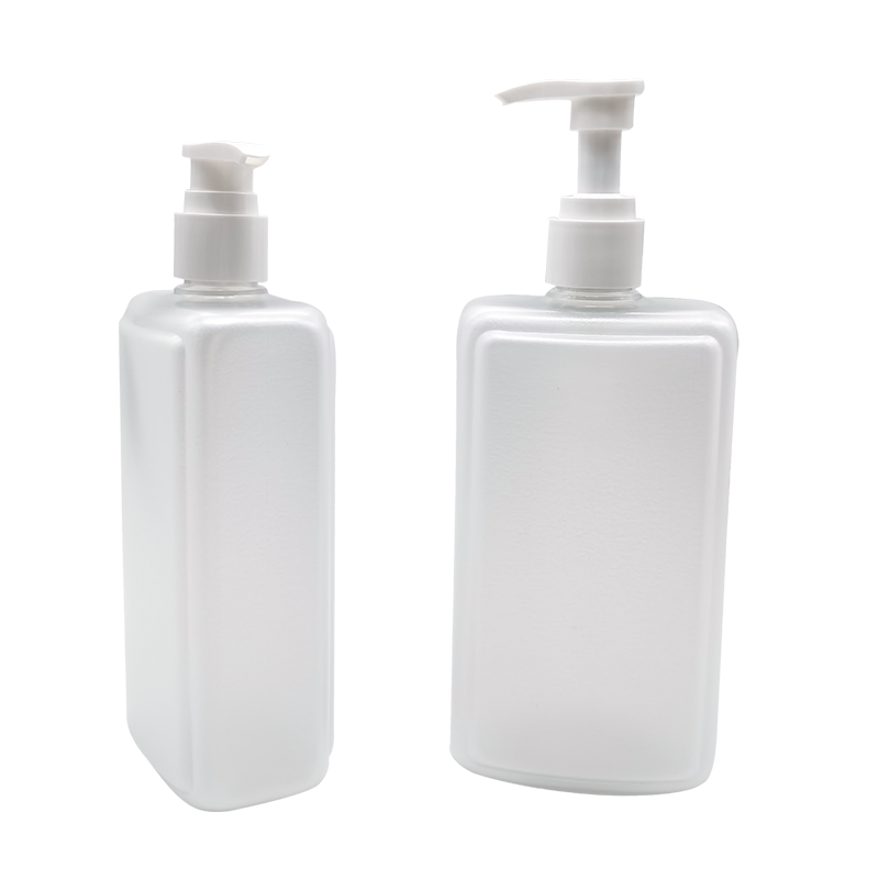 Frasco de loção de gel de banho de xampu quadrado