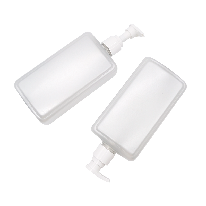 Frasco de loção de gel de banho de xampu quadrado